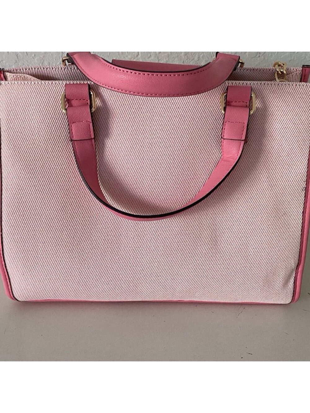 Juicy Couture Berry Sweet Tote Bag Pink #1 Strawberry With Charm Crossbody NEW - Picture 7 of 12